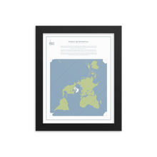 Load image into Gallery viewer, Map Men Framed Map - Peirce Projection