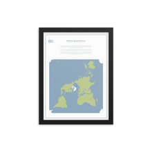 Load image into Gallery viewer, Map Men Framed Map - Peirce Projection