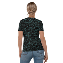 Load image into Gallery viewer, All Over Print T-Shirt - road map (green)