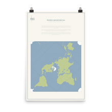 Load image into Gallery viewer, Map Men Poster - Peirce Projection
