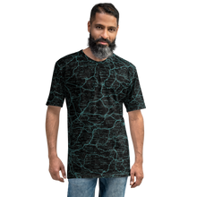 Load image into Gallery viewer, All Over Print T-Shirt - road map (green)