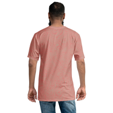 Load image into Gallery viewer, All Over Print T-Shirt - topographical map (pink)