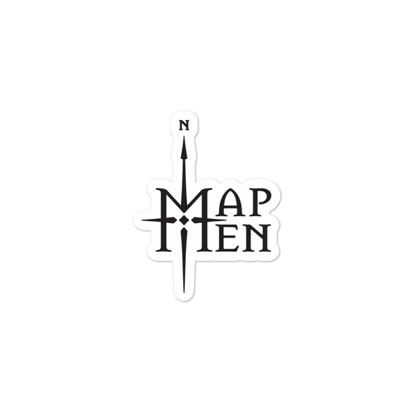 Map Men logo sticker