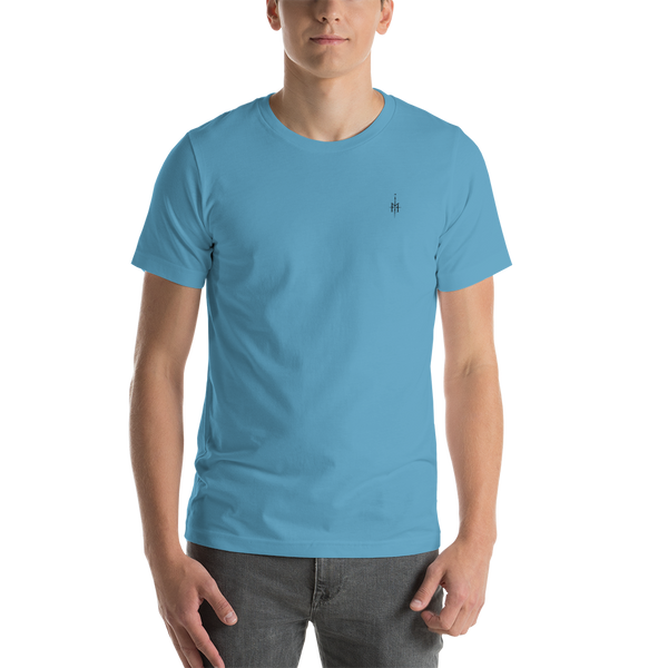 T-Shirt with SMALL logo (blue)