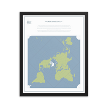 Load image into Gallery viewer, Map Men Framed Map - Peirce Projection