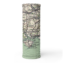 Load image into Gallery viewer, Neck Gaiter with Soviet map of England
