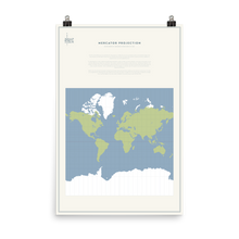 Load image into Gallery viewer, Map Men Poster - Mercator Projection
