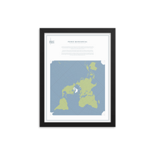 Load image into Gallery viewer, Map Men Framed Map - Peirce Projection

