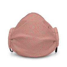 Load image into Gallery viewer, Mask with contour map (pink)
