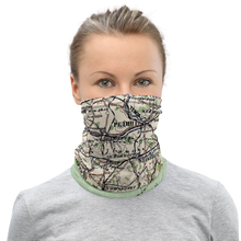 Load image into Gallery viewer, Neck Gaiter with Soviet map of England
