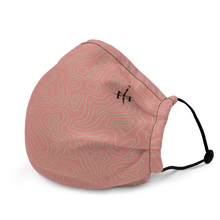 Load image into Gallery viewer, Mask with contour map (pink)
