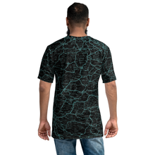 Load image into Gallery viewer, All Over Print T-Shirt - road map (green)
