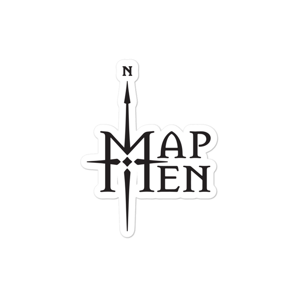 Map Men logo sticker